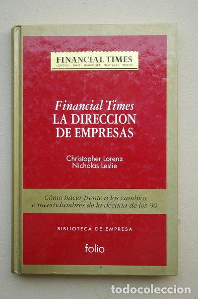 Libros: La direcci&oacute;n de empresas- 9788475836065