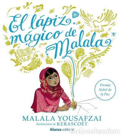 Libros: El l&aacute;piz m&aacute;gico de Malala- 9788491048831