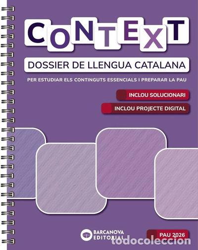 Libri di seconda mano: Context. Dossier de Llengua catalana. Batxillerat 2026- 9788448964924