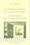 books: ESPIRITU NUEVO ARQUITECTURA- 9788450084405