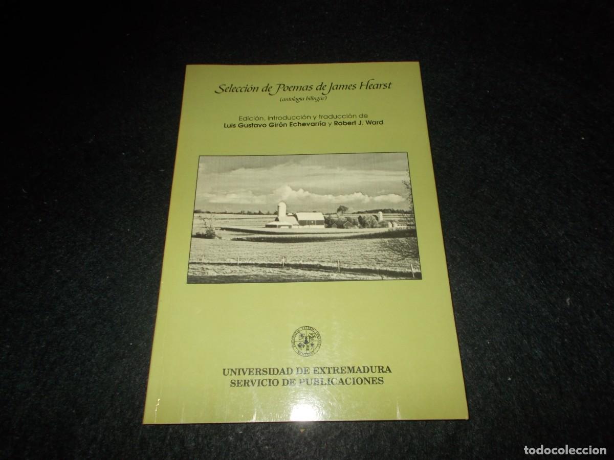B&uuml;cher: SELECCI&Oacute;N DE POEMAS DE JAMES HEARST (Antolog&iacute;a Biling&uuml;e). Univ Extremadura 1992. Libro
