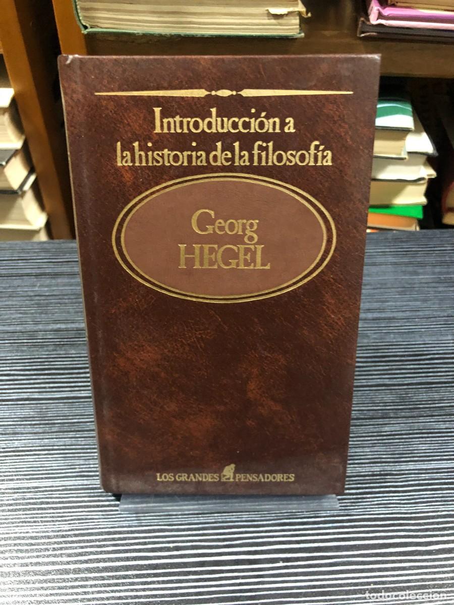 B&uuml;cher: Introducci&oacute;n a la historia de la filosof&iacute;a Georg Hegel