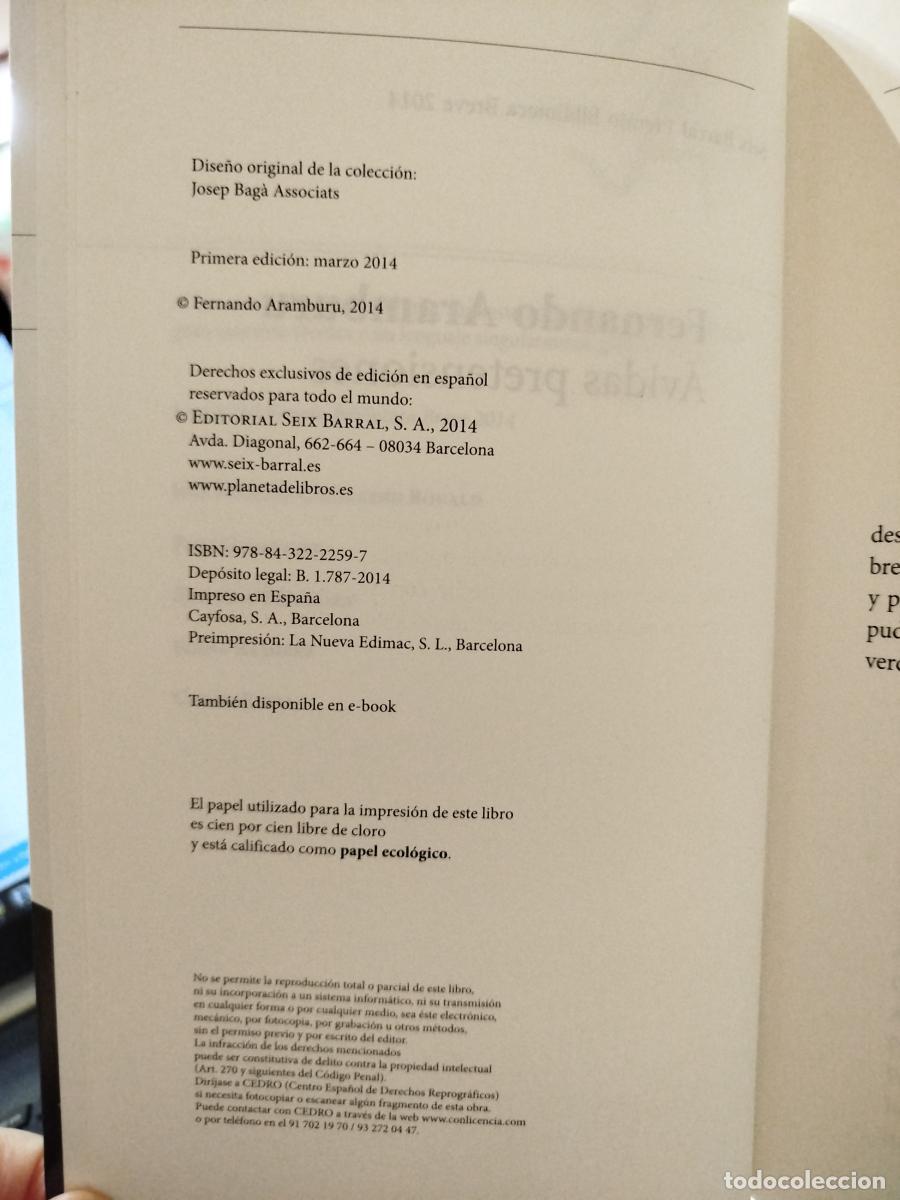 Libros: &Aacute;vidas pretensiones - Aramburu, Fernando - Foto 5