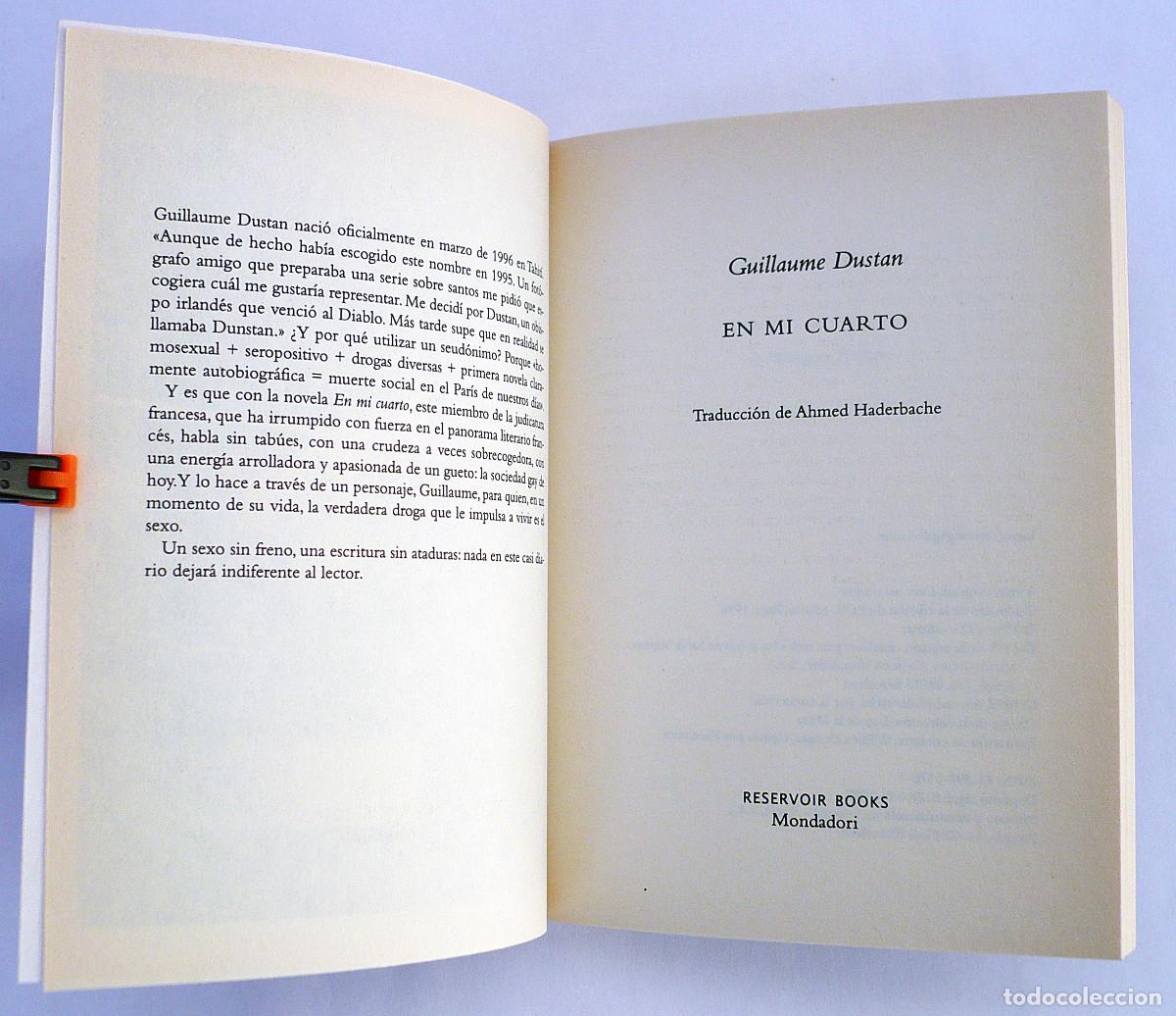 Libros: En mi cuarto, Guillaume Dustan - Foto 4
