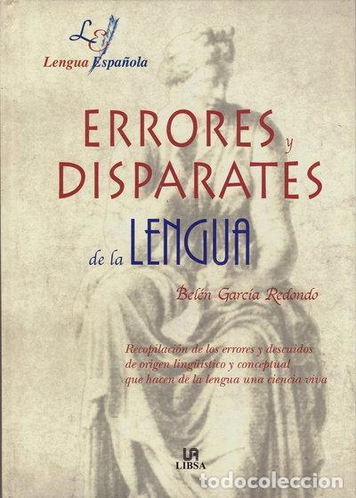 books: Errores y disparates de la lengua- 9788466204156