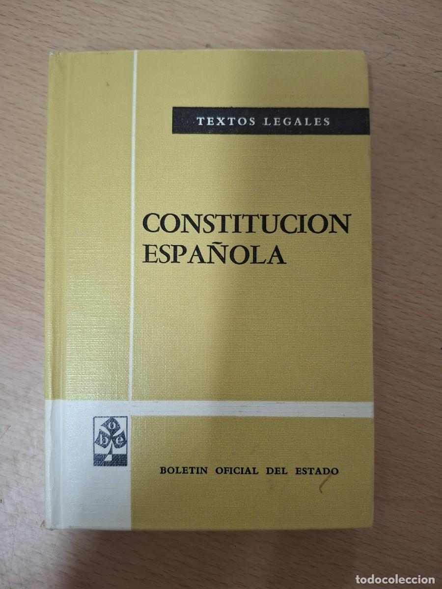 Libros: LIBRO CONSTITUCION ESPA&Ntilde;OLA TEXTO LEGALES BOLET&Iacute;N OFICIAL DEL ESTADO
