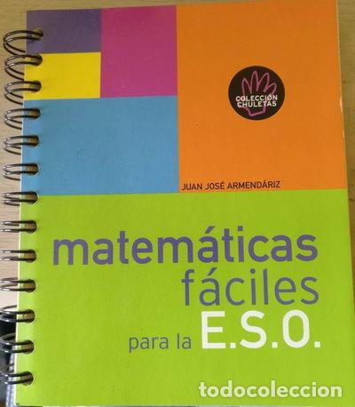 Libros: Matem&aacute;ticas f&aacute;ciles para la ESO- 9788422692768