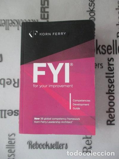 Livres: FYI: For Your Improvement - Competencies Development Guide- 9781933578903