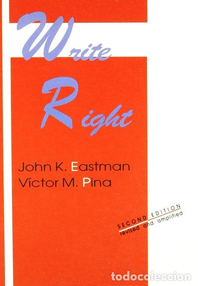 Libros: Write Right- 9788480181709