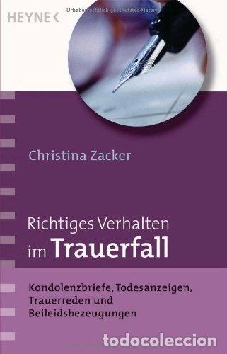 Libri di seconda mano: Richtiges Verhalten im Trauerfall- 9783453630017