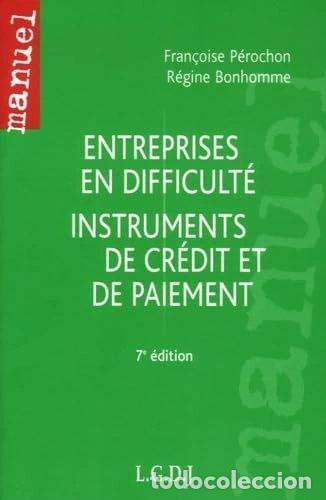 Libros: Entreprises en difficult&eacute;, instruments de cr&eacute;dit et de paiement- 9782275026619