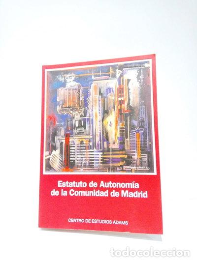 books: Estatuto de Autonom&iacute;a de Madrid- 9788483038093