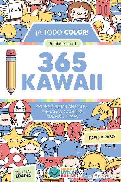 Livros em segunda m&atilde;o: 365 Kawaii: C&oacute;mo dibujar animales, personas, comida, regalos y m&aacute;s- 9781965026007