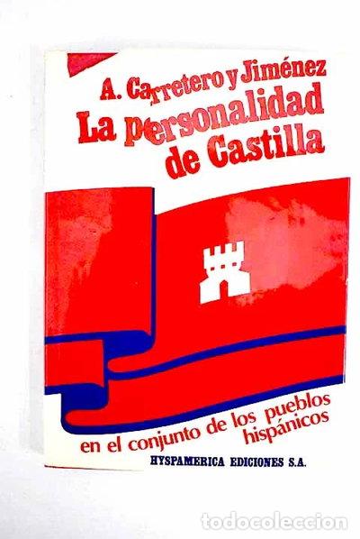 Livros em segunda m&atilde;o: La personalidad de Castilla en el conjunto de los pueblos hisp&aacute;nicos- 9788440037275