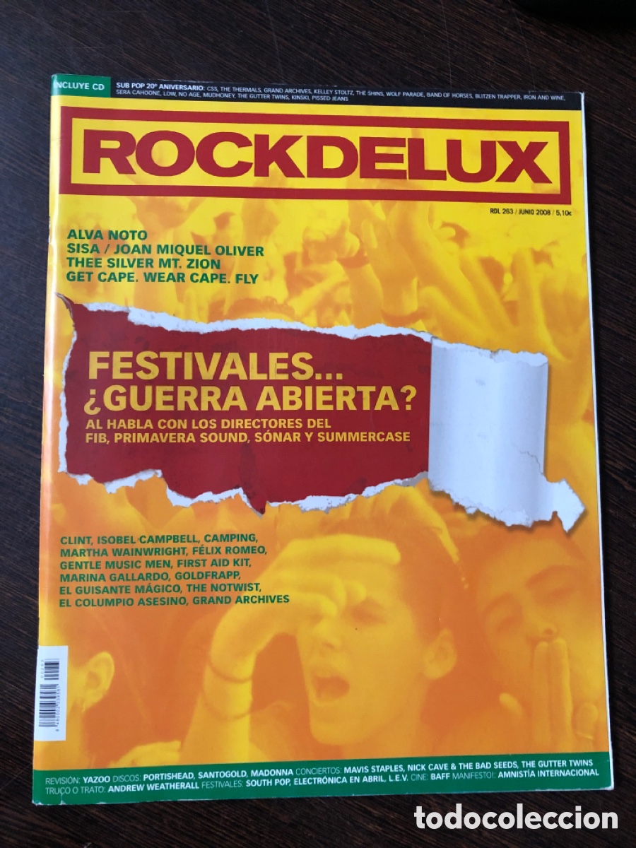 Libros: REVISTA MUSICAL ROCKDELUXE junio 2008