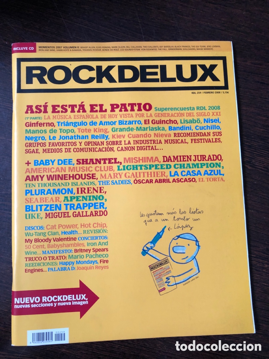 Libros: REVISTA MUSICAL ROCKDELUXE febrero 2008