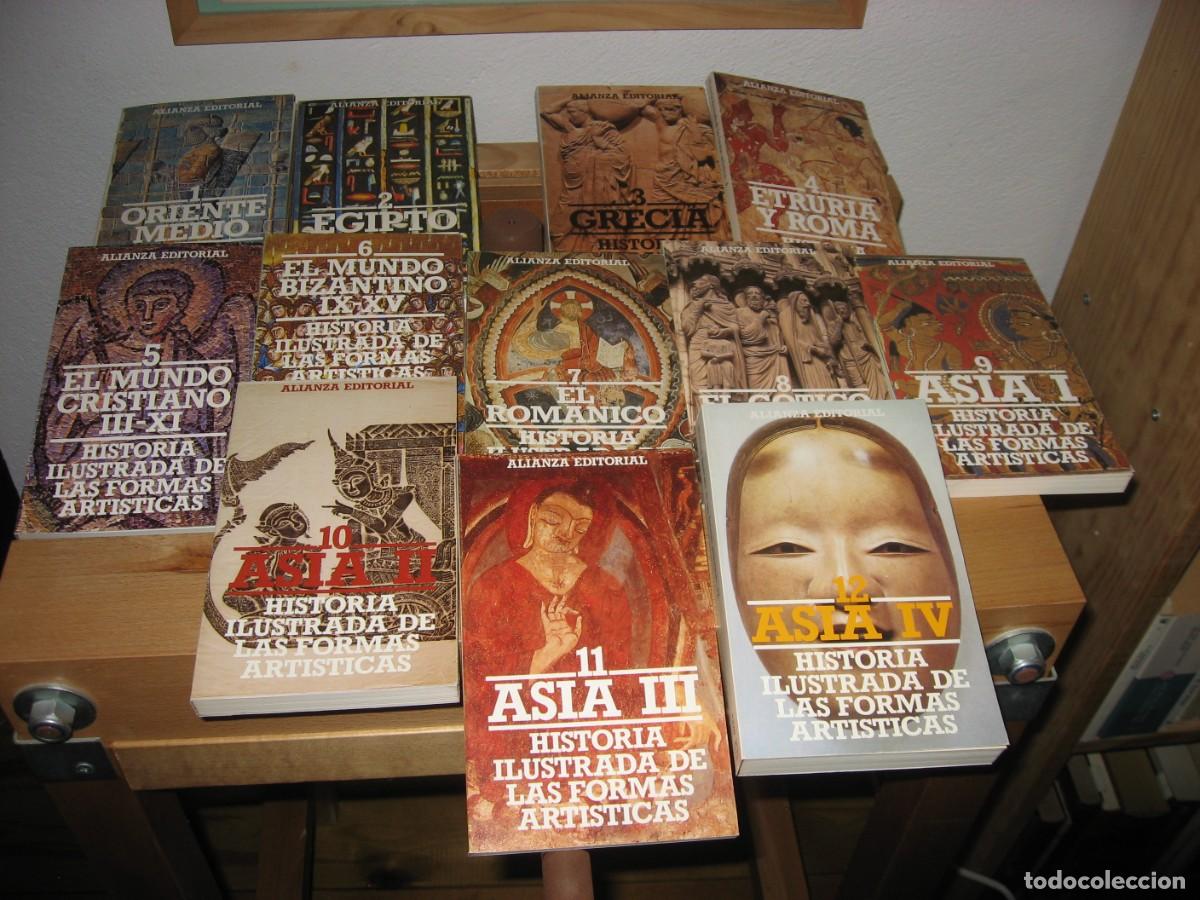 books: HISTORIA ILUSTRADA DE LAS FORMAS ART&Iacute;STICAS. 12 VOL&Uacute;MENES - VV.AA.