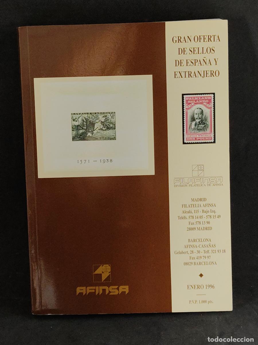 Libros: Libro - GRAN OFERTA DE SELLOS de Espa&ntilde;a Y EXTRANJERO - ENERO 1996. Afinsa - - TDK464
