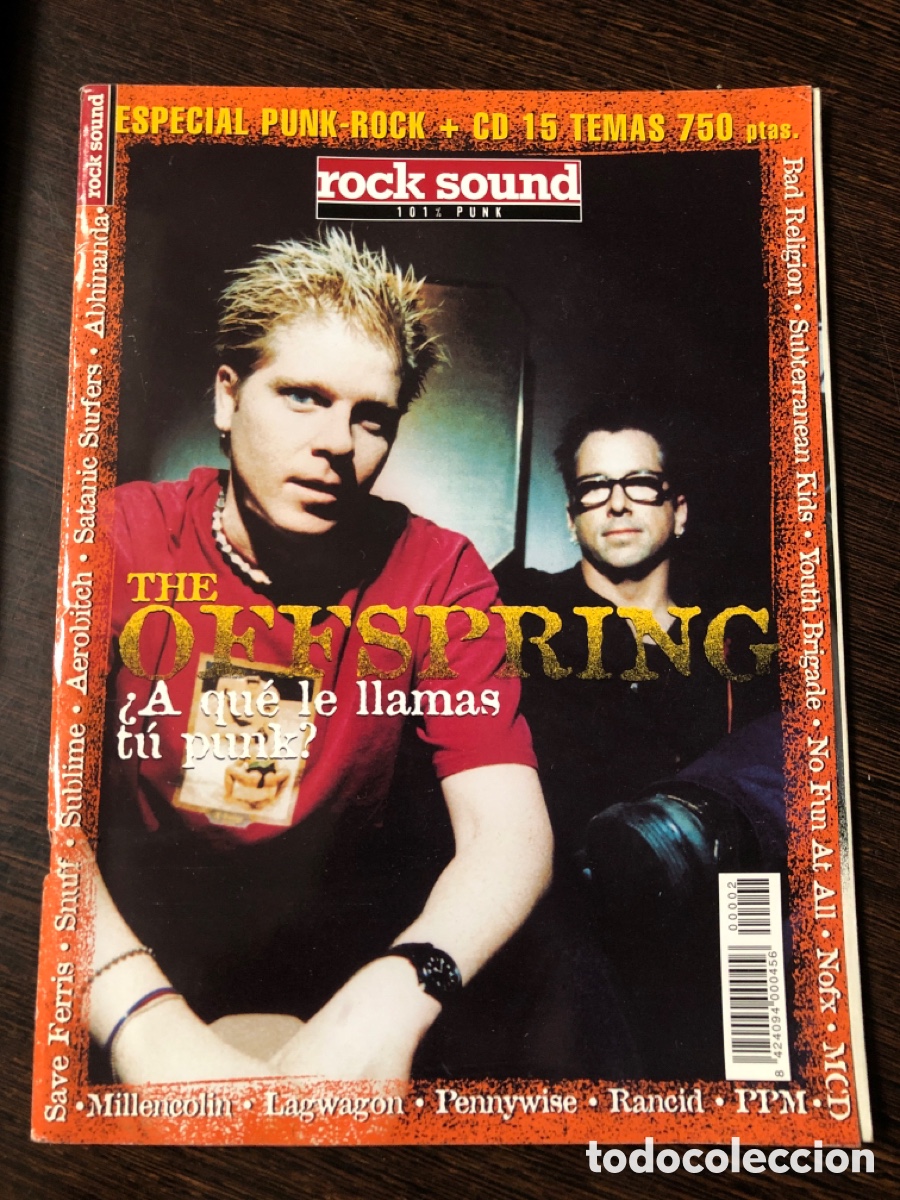 Libros: REVISTA musical rock sound especial offspring