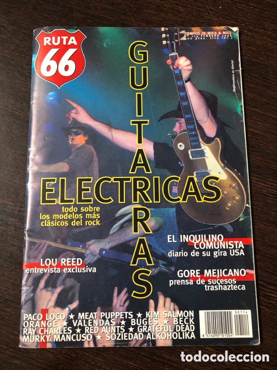 Libros: REVISTA musical ruta 66 guitarras electricas