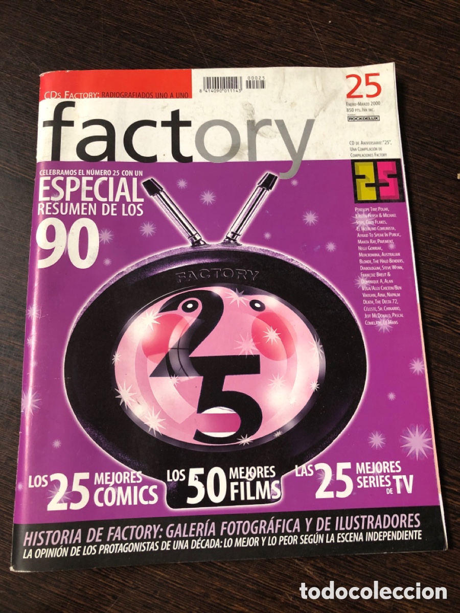 Libros: Revista factory especial resumen de los 90