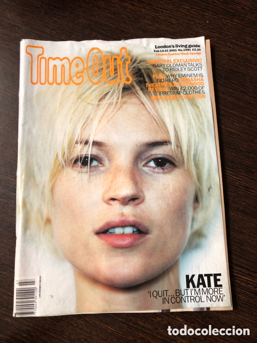 Libros: Revista time out new york kate moss