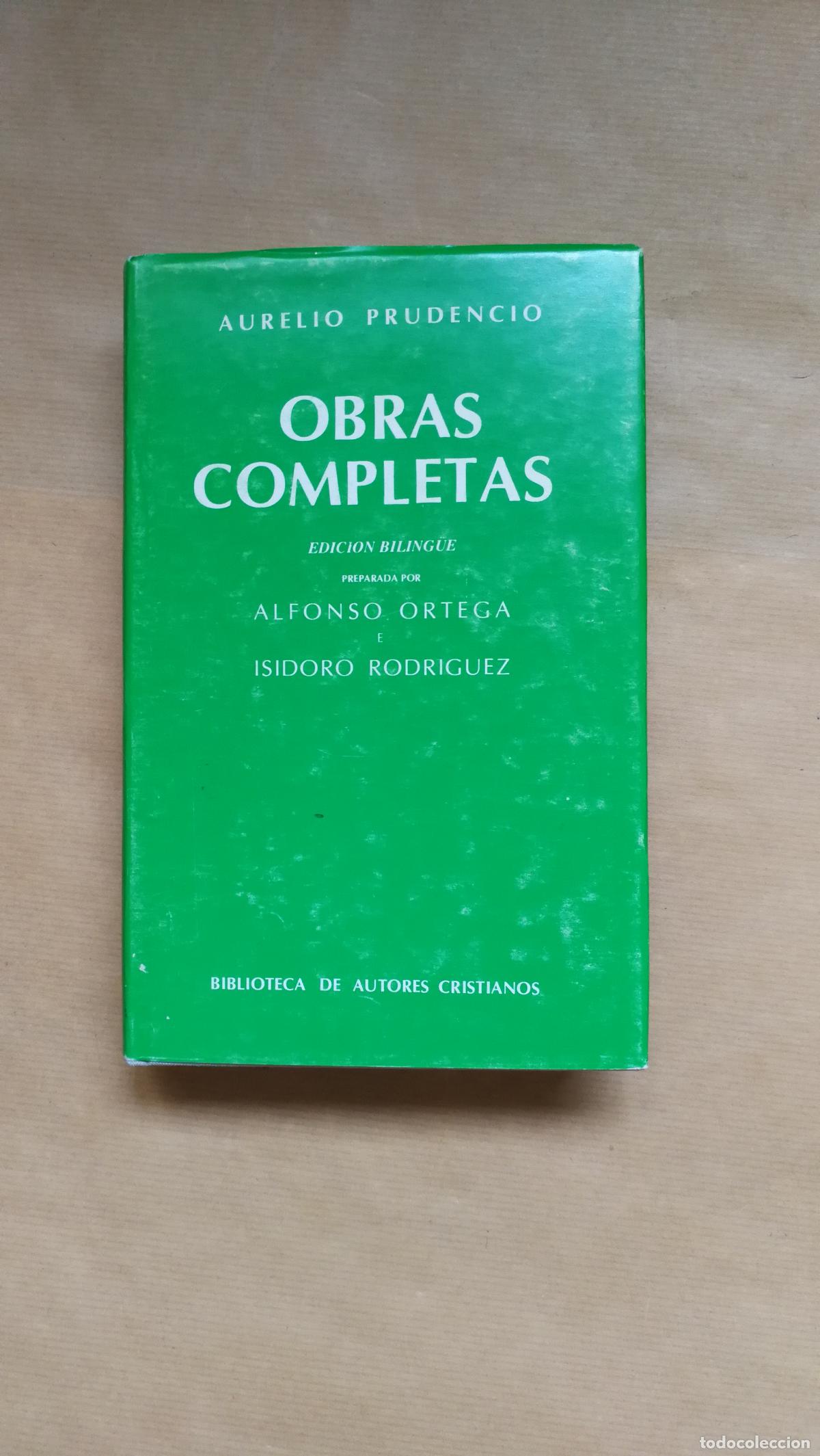 books: Obras completas. Edici&oacute;n biling&uuml;e - Aurelio Prudencio