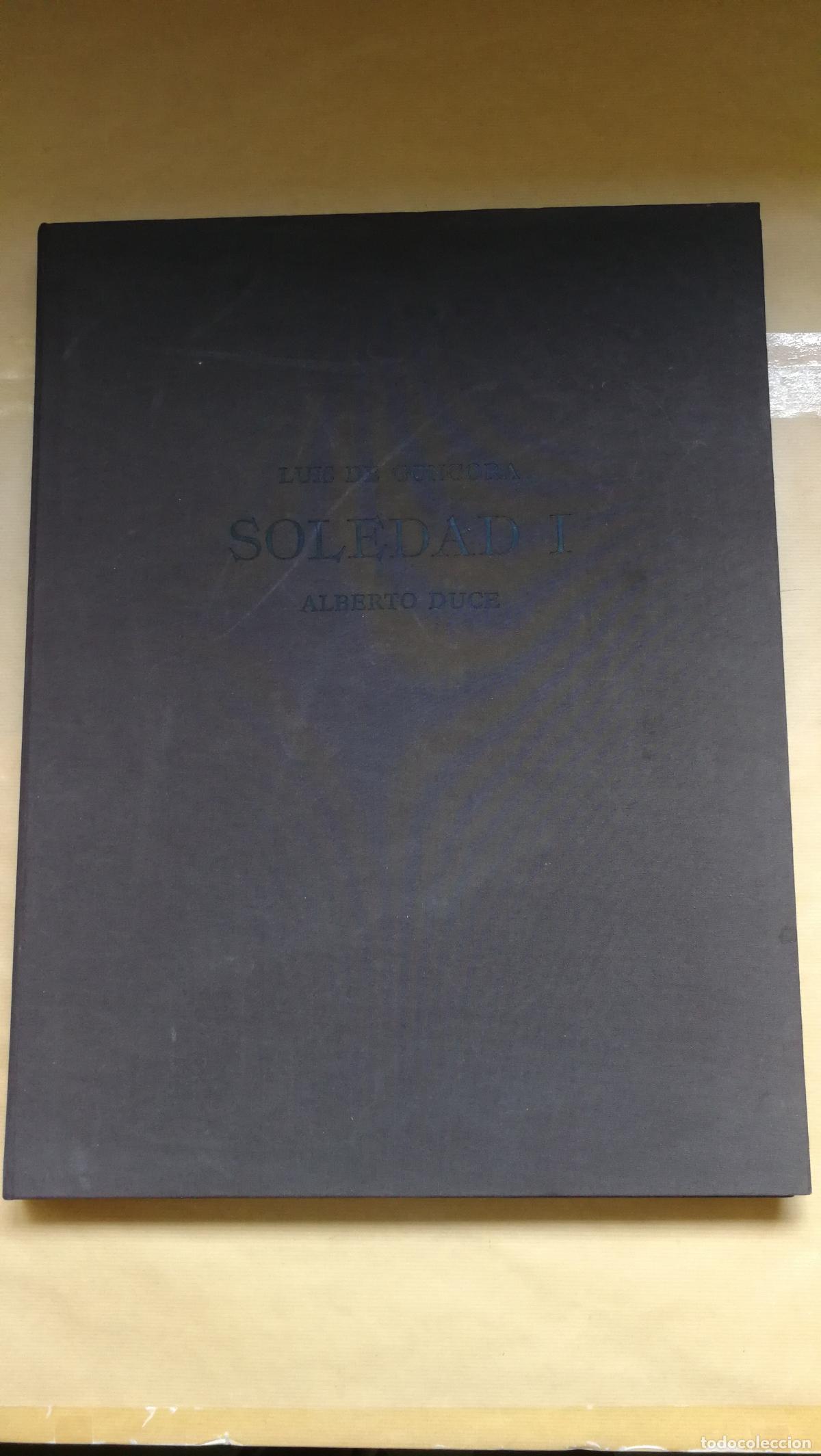 Libros: Soledad I - Luis de G&oacute;ngora/ Alberto Duce.