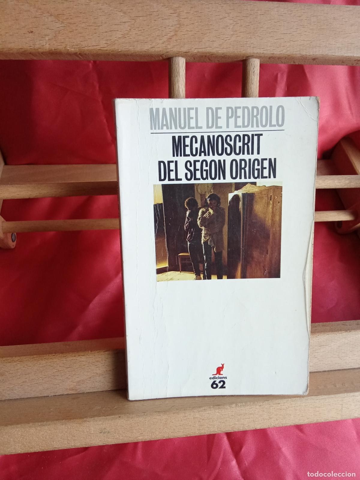 Livros em segunda m&atilde;o: Mecanoscrit del segon Origen. Manuel de Pedrolo L.4898-2603