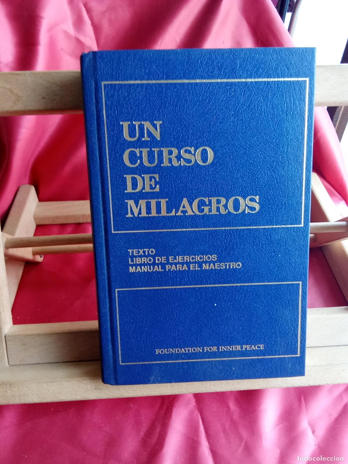 Libros: Un curso de milagros L.4898-2609 (dedicado)
