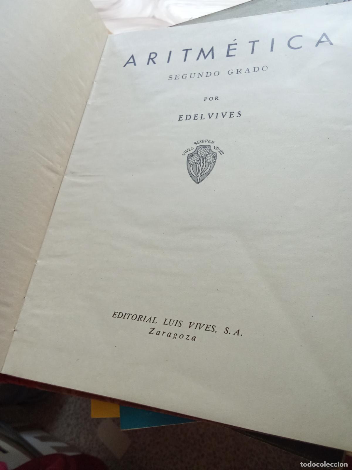 Libros: Aritm&eacute;tica, segundo grado L.4898-2624 - Foto 2