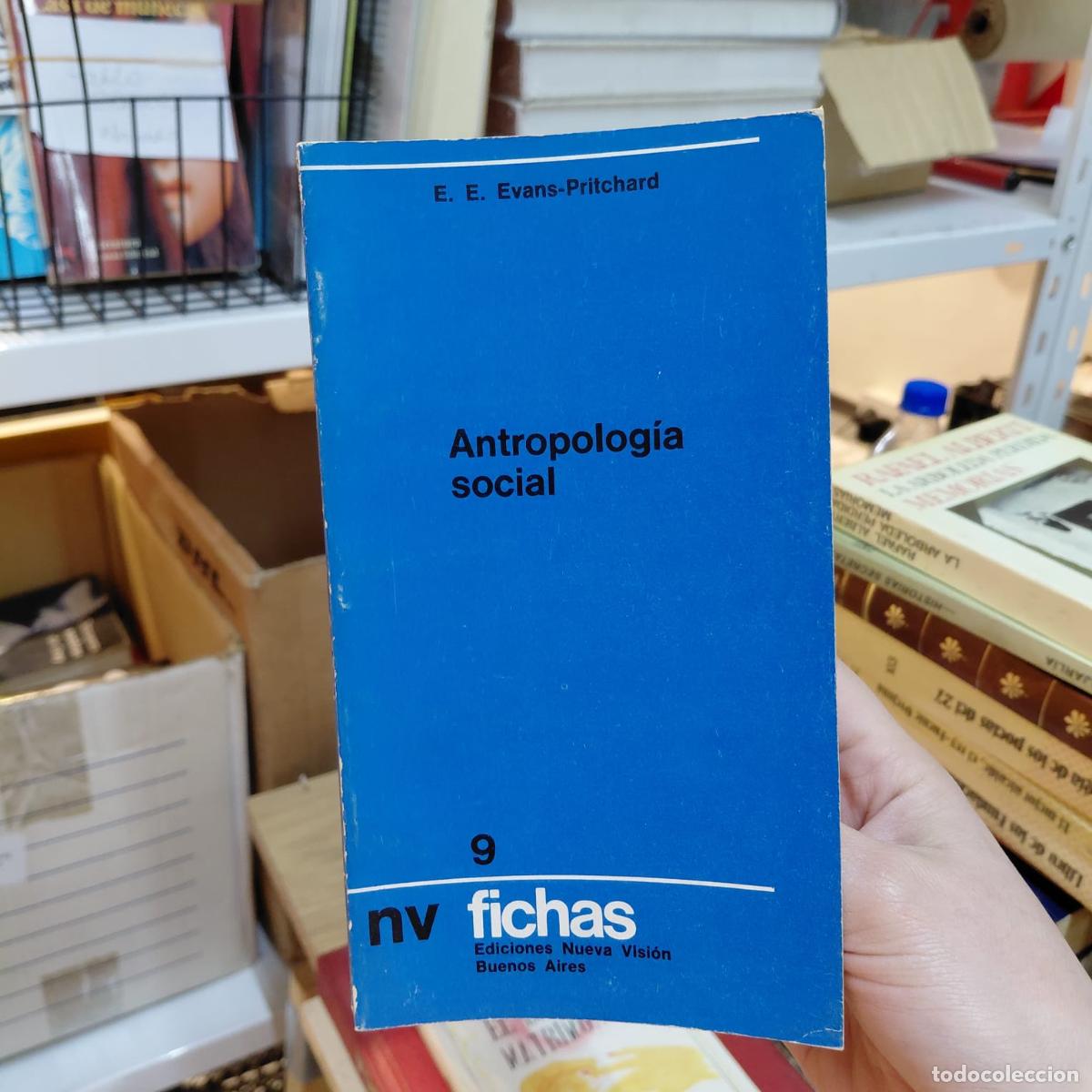 Livros em segunda m&atilde;o: Antropolog&iacute;a Social De E. E. Evans-pritchard - E. E. Evans-Pritchard