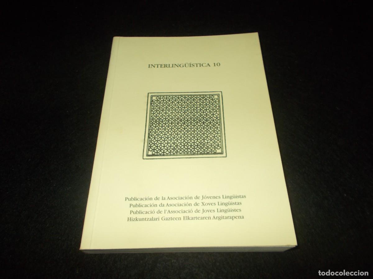Libros: INTERLING&Uuml;&Iacute;STICA 10 Publicaci&oacute;n Asociaci&oacute;n J&oacute;venes Ling&uuml;istas. C&aacute;ceres 1997. Libro