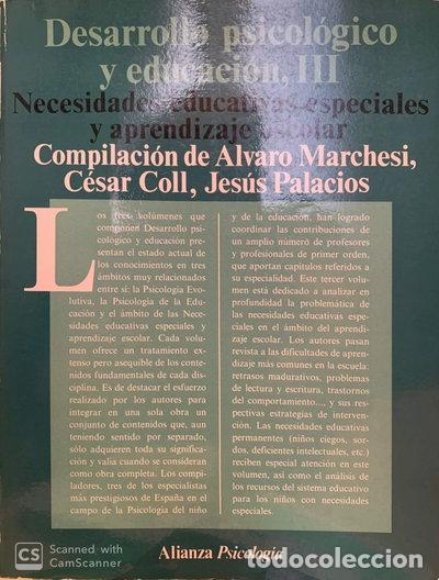 Livres: Desarrollo psicol&oacute;gico y educaci&oacute;n, III- 9788420665320