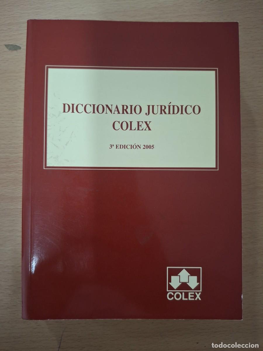 Libros: LIBRO DICCIONARIO JURIDICO COLEX