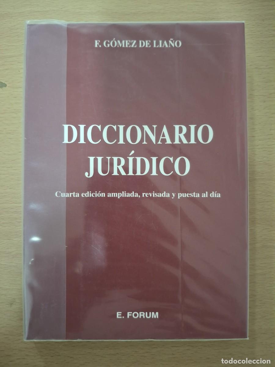 Libros: LIBRO DICCIONARIO JURIDICO GOMEZ DE LIA&Ntilde;O