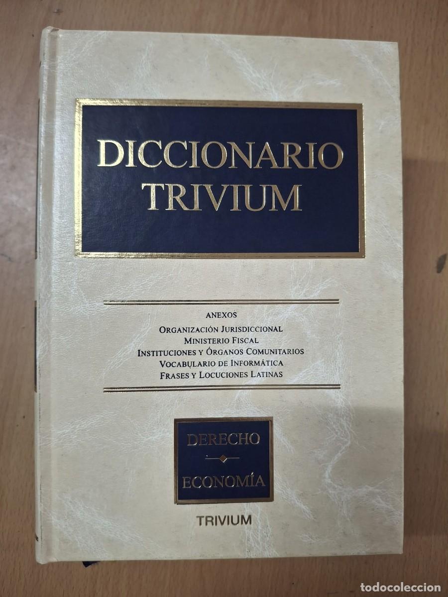 Libros: LIBRO DICCIONARIO TRIVIUM DE DERECHO Y ECONOMIA