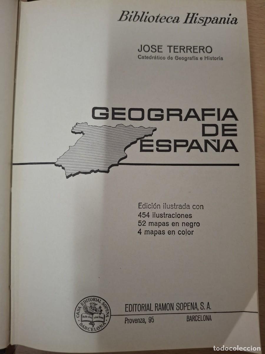 Libros: LIBRO GEOGRAFIA DE ESPA&Ntilde;A BIBLIOTECA HISPANIA - Foto 2