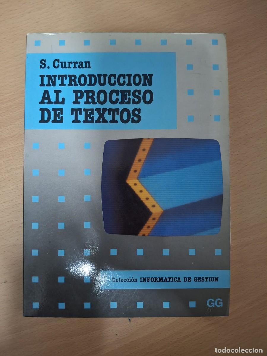 Libros: LIBRO INTRODUCCION AL PROCESO DE TEXTOS