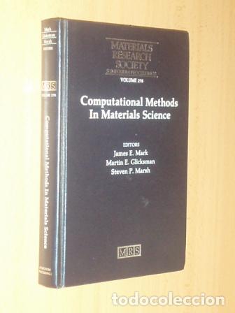 B&uuml;cher: COMPUTATIONAL METHODS IN MATERIALS SCIENCE - VV. AA. - Mark - Glicksman - Marsh