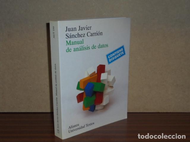 Libri di seconda mano: MANUAL DE AN&Aacute;LISIS DE DATOS (Con disquete) - S&aacute;nchez Carri&oacute;n, Juan Javier