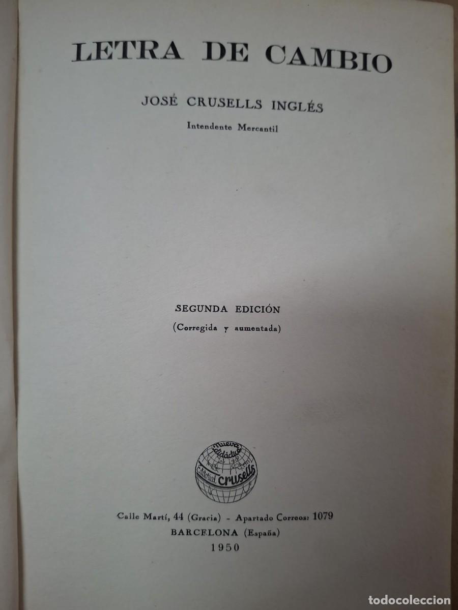 Libros: LIBRO LETRA DE CAMBIO. SEGUNDA EDICI&Oacute;N. C&Oacute;DIGO DE COMERCIO. JURISPRUDENCIA - Foto 2