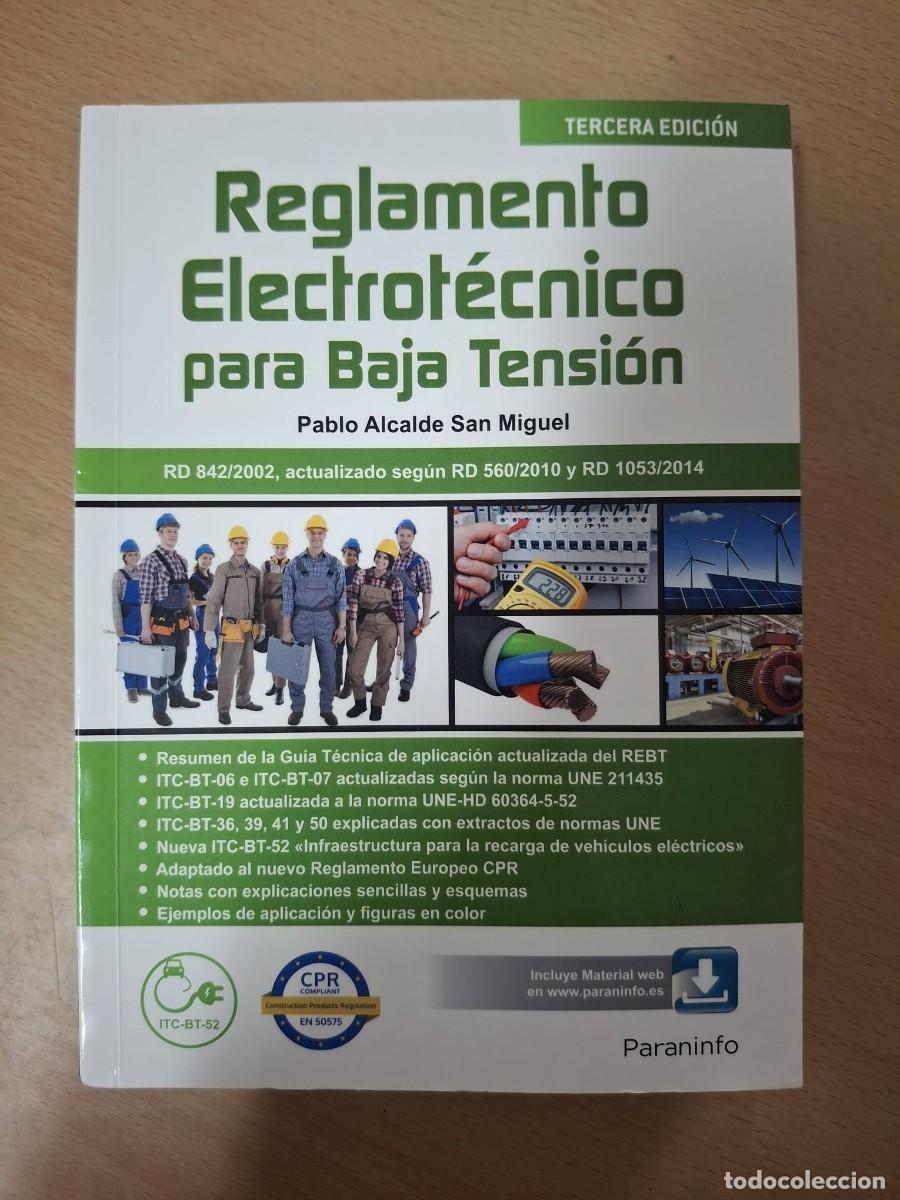 Libri di seconda mano: LIBRO REGLAMENTO ELECTROTECNICO PARA BAJA TENSION