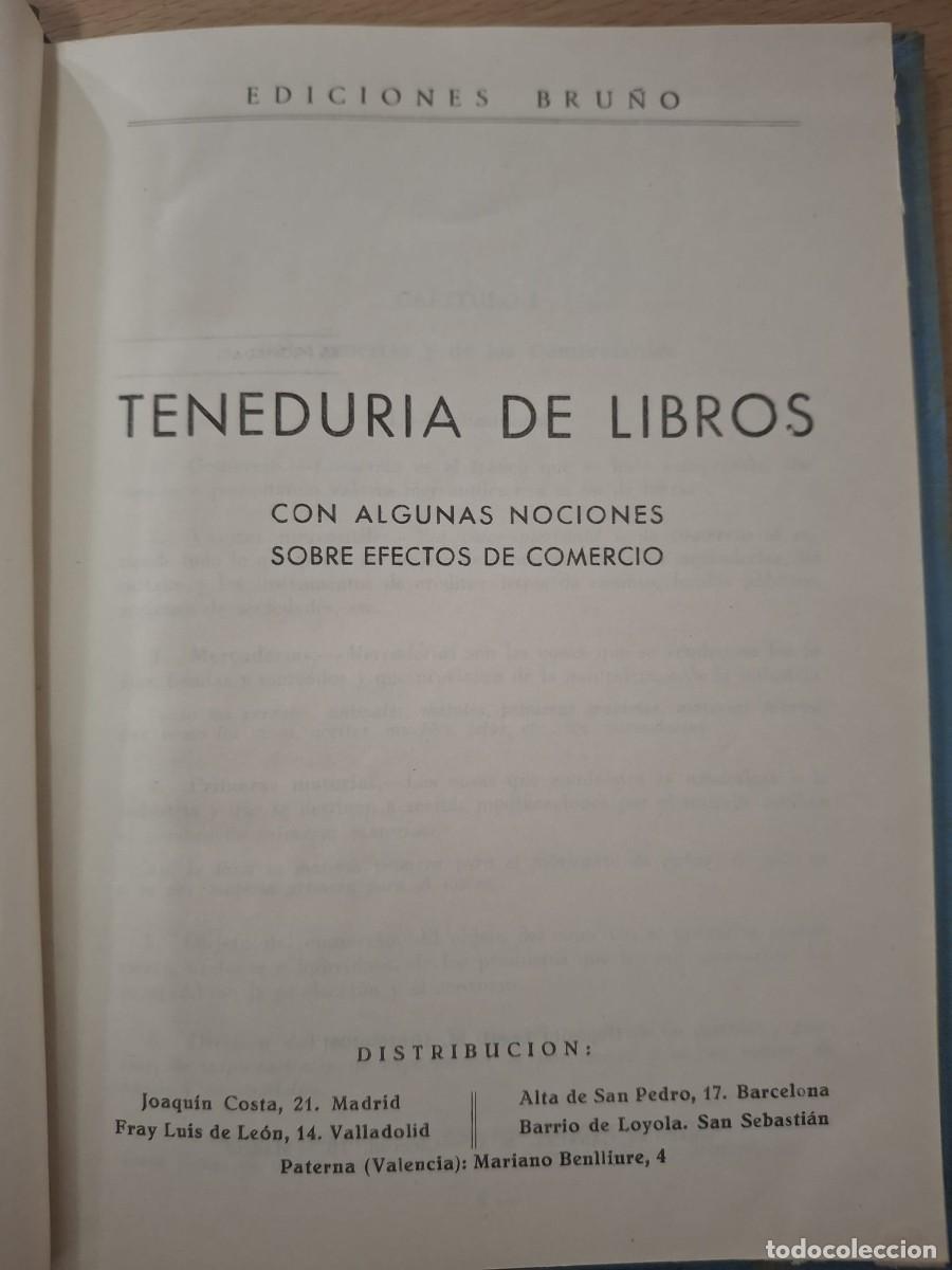 Libros: LIBRO TENEDURIA DE LIBROS EDITORIAL BRU&Ntilde;O - Foto 2