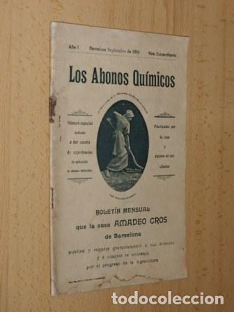 books: LOS ABONOS QU&Iacute;MICOS - A&ntilde;o I - Septiembre de 1901 - N&uacute;m. Extraordinario - VV. AA.