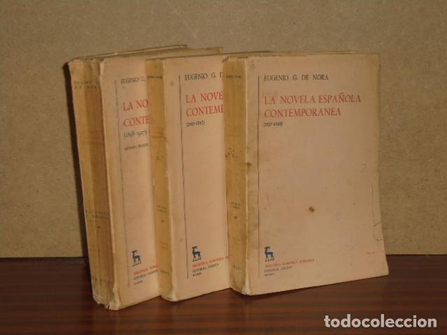Livres: LA NOVELA ESPA&Ntilde;OLA CONTEMPOR&Aacute;NEA - Tomo I (1898-1927) - Tomo II * y ** (1927-1960) - 3 TOMOS - Nora,