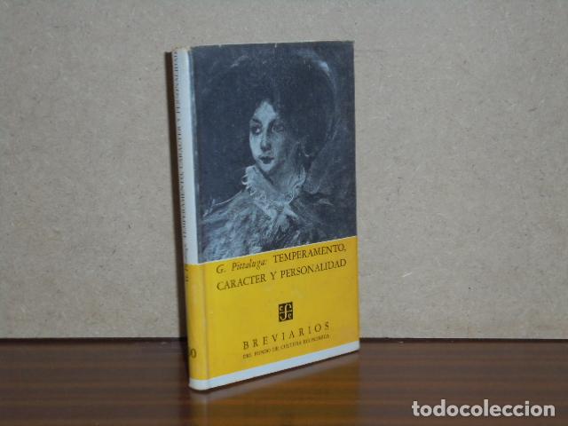 Libros: TEMPERAMENTO, CAR&Aacute;CTER Y PERSONALIDAD - Pittaluga, G.