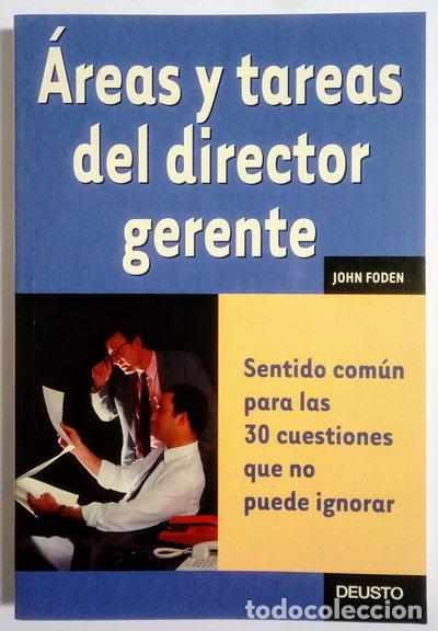 Libros: &Aacute;reas y tareas del director gerente- 9788423422050