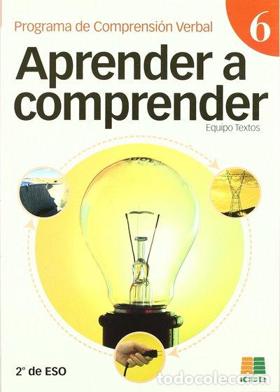 Libros: Aprender a comprender 6- 9788472782839