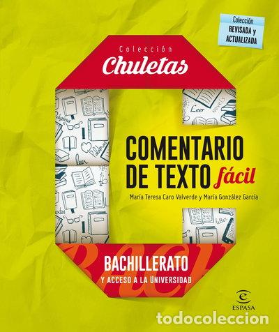 Libros: Comentario de texto f&aacute;cil para bachillerato- 9788467046601